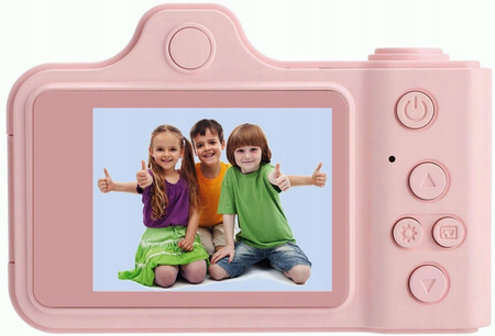 KAMERA APARAT CYFROWY DLA DZIECI +NAKLEJKI + SMYCZ