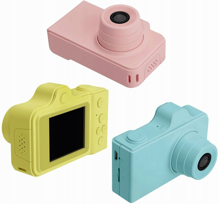 KAMERA APARAT CYFROWY DLA DZIECI +NAKLEJKI + SMYCZ