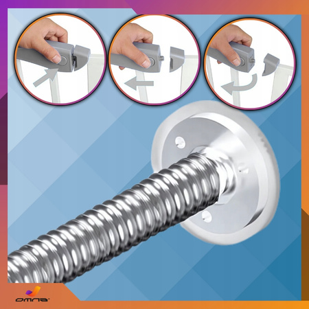 Bramka zabezpieczająca barierka ochronna na schody drzwi rozporowa płotek