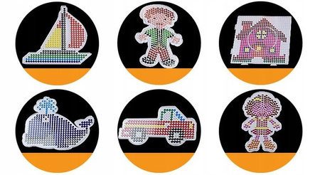 Koraliki do prasowania OMNA 20 tys Szablony Pęseta