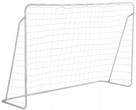 DUŻA BRAMKA PIŁKARSKA METALOWA 240 x 150cm + KOTWY