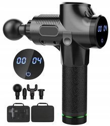 PISTOLET DO MASAŻU BEZPRZEWODOWY MOCNY 8 GŁOWIC