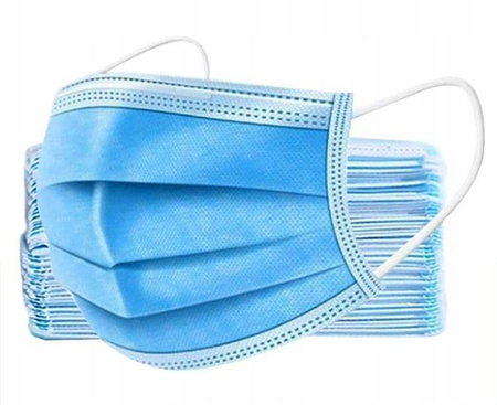 MASKA MASECZKA CHIRURGICZNA OCHRONNA 3W 200 sztuk