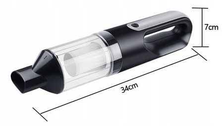 Odkurzacz samochodowy filtr HEPA 12V 100W + TORBA