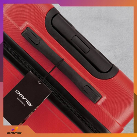 Walizka podróżna na kółkach średnia kuferek poliwęglan dla dziewczynki 63L