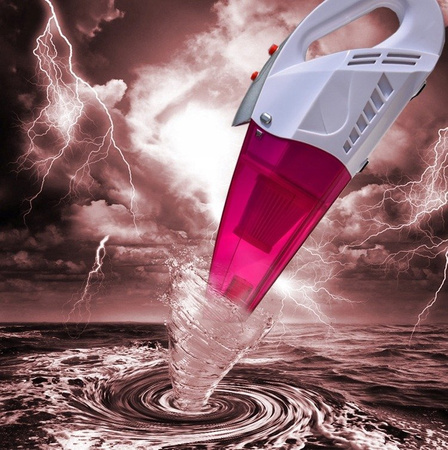 Odkurzacz samochodowy filtr HEPA 12V 120W + TORBA