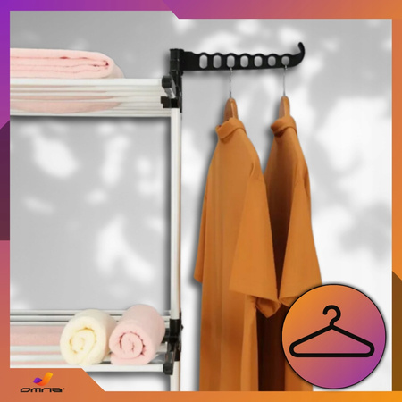 Suszarka na pranie stojąca do ubrań składana wieszak stojak XXXL wzmocniona