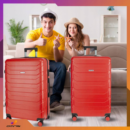 Zestaw 3 walizek podróżnych 3w1 ABS bagaż kufer na kółkach 94L+63L+40L