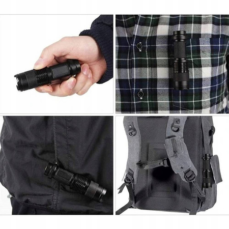 ZESTAW 3x LATARKA TAKTYCZNA CREE XM-L T6 Q5 COB