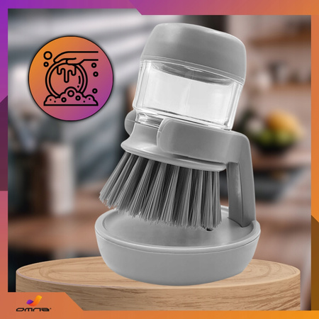 Szczotka do mycia naczyń garnków z dozownikiem pompką czyścik kuchenny