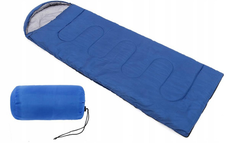 ŚPIWÓR TURYSTYCZNY ZIELONY CIEPŁY 210x75cm