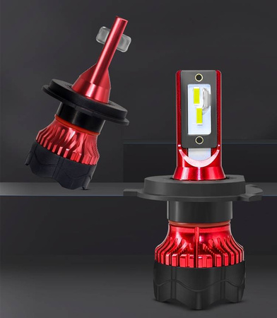 ŻARÓWKI LED H4 GT COB +300% SUPER MOCNA ŻARÓWKA