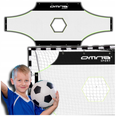 Mata celnościowa celności z otworami do bramek piłkarskich 300x200cm