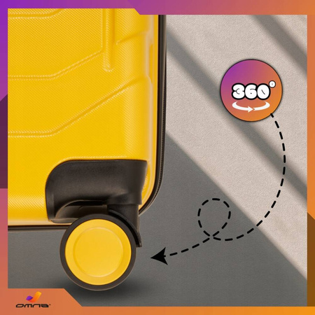 Walizka mała podróżna solidna torba bagaż kufer lekka kółka samolot 40L