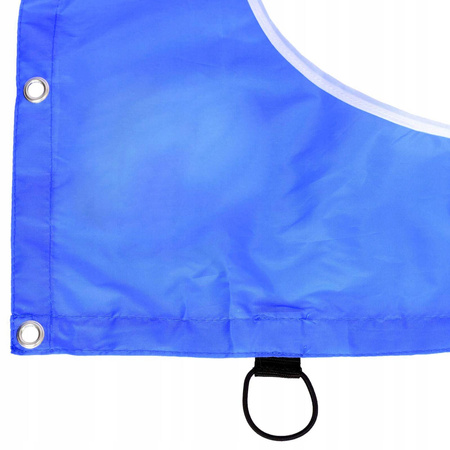 Duża metalowa bramka piłkarska treningowa + siatka + mata celności 240x150