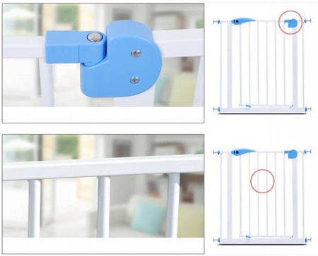 BRAMKA BARIERKA OCHRONNA DRZWI SCHODY 4w1 do 105cm