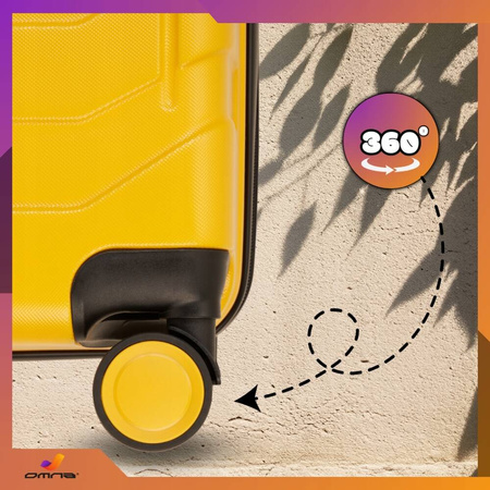 Walizka duża podróżna solidna torba bagaż kufer lekka kółka samolot 94L