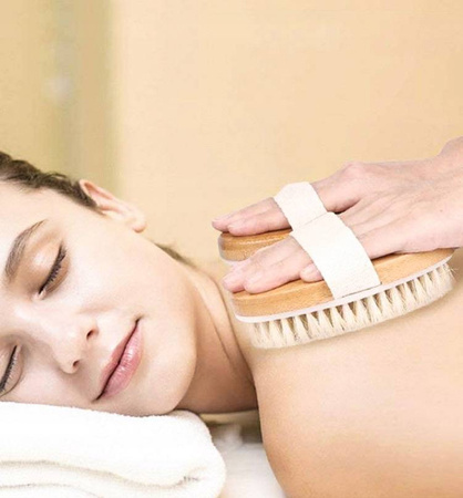 Szczotka do masażu ciała na sucho TAMPICO AGAWA