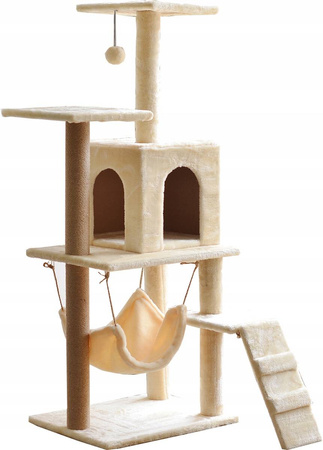 DRAPAK DLA KOTA WIEŻA LEGOWISKO DOMEK 5 POZIOMÓW