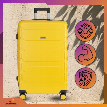 Walizka duża podróżna solidna torba bagaż kufer lekka kółka samolot 94L