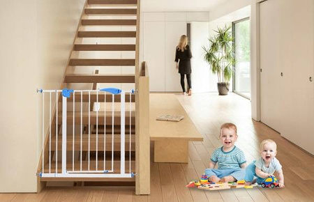 BRAMKA BARIERKA OCHRONNA DRZWI SCHODY 4w1 do 105cm