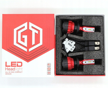 ŻARÓWKI LED H7 GT COB +300% SUPER MOCNA ŻARÓWKA