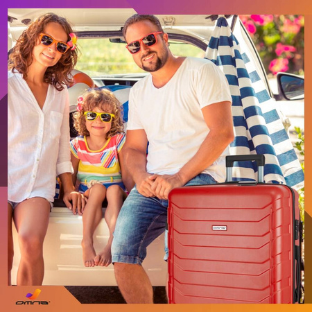 Walizka podróżna na kółkach duża XXL torba bagaż kufer kółka dla dzieci 94L