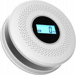 Czujnik czadu i dymu detektor tlenku węgla JKD 512COM certyfikowany