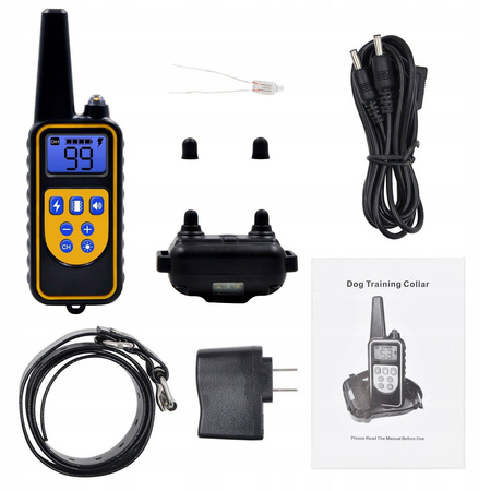 2xELEKTRYCZNA OBROŻA DLA PSA TRENINGOWA 800M PILOT