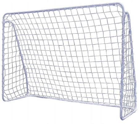 Duża metalowa bramka piłkarska treningowa + siatka + mata celności 213x150