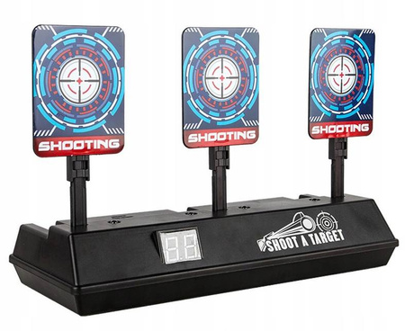 TARCZA ELEKTRYCZNA DO WYRZUTNI NERF CEL STRZELNICA