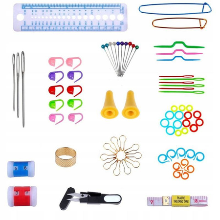 Zestaw do szydełkowania 0,6-6,5 Etui 100 elementów