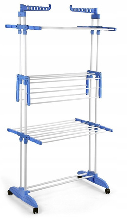 Suszarka pionowa do prania duża składana balkon 3P