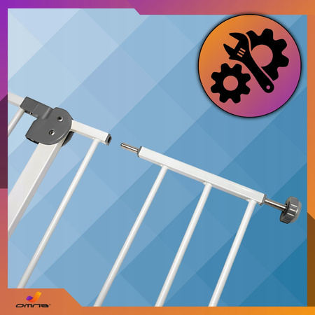 Bramka zabezpieczająca barierka ochronna na schody drzwi rozporowa płotek