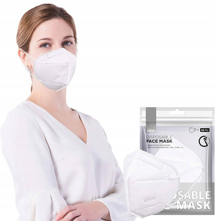 10x MASKA KN95 MASECZKI MASECZKA OCHRONNA 10 SZTUK