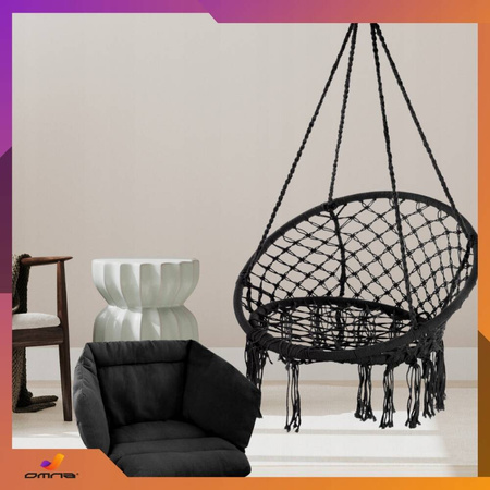 Poduszka na huśtawkę ogrodową bocianie gniazdo na taras fotel krzesło boho