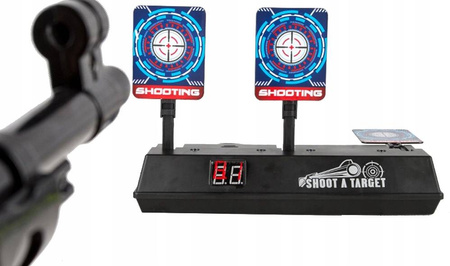 TARCZA ELEKTRYCZNA DO WYRZUTNI NERF CEL STRZELNICA