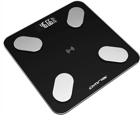 INTELIGENTNA WAGA ŁAZIENKOWA SMART SZKLANA OMNA