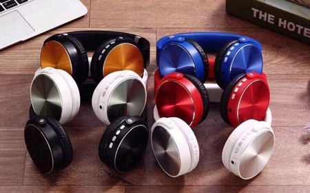 BEZPRZEWODOWE SŁUCHAWKI BLUETOOTH SD MP3 RADIO 950