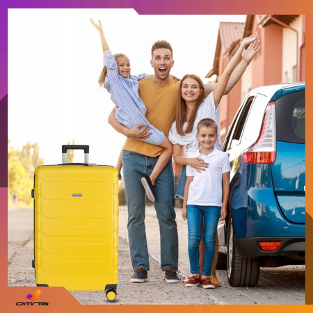 Walizka duża podróżna solidna torba bagaż kufer lekka kółka samolot 94L