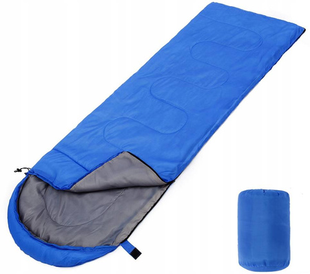 ŚPIWÓR TURYSTYCZNY ZIELONY CIEPŁY 210x75cm