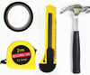 ZESTAW NARZĘDZI 9szt KOMBINERKI MŁOTEK ŚRUBOKRĘTY