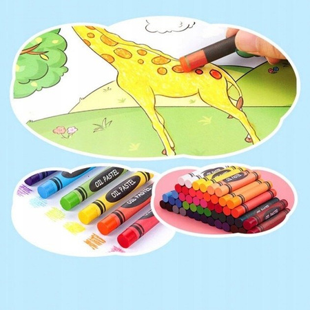 Zestaw Mega Art 288 elementów Pisaki Kredki