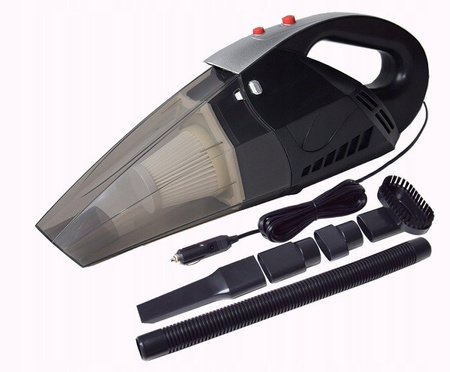 Odkurzacz samochodowy filtr HEPA 12V 120W + TORBA