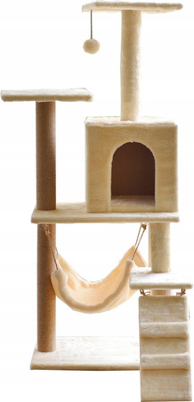 DRAPAK DLA KOTA WIEŻA LEGOWISKO DOMEK 5 POZIOMÓW