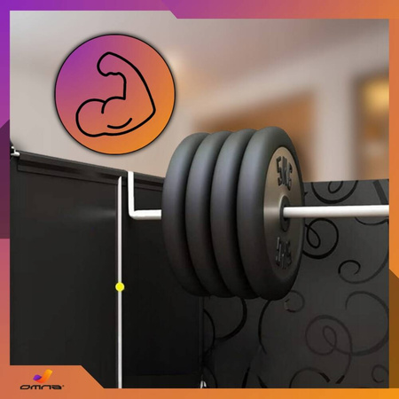 Wieszak Łącznik do Szafy Modułowej 37cm – Drążek na Ubrania Metalowy