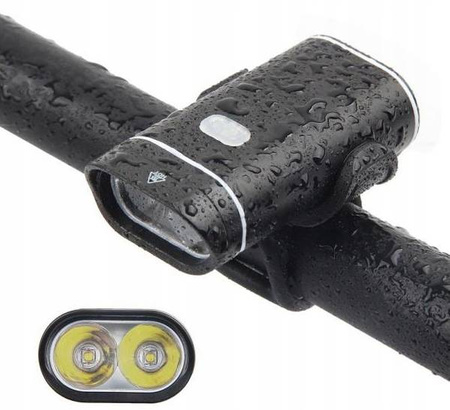 Zestaw LED tył przód XPG500 na USB Lampka rowerowa