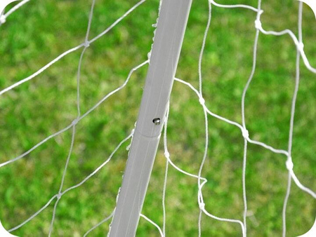 Duża metalowa bramka piłkarska treningowa + siatka + mata celności 213x150