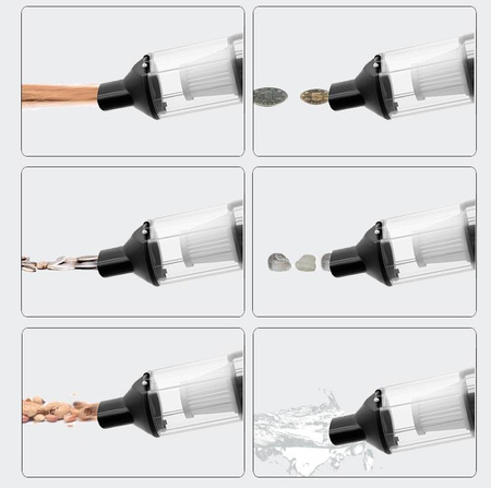 Odkurzacz samochodowy filtr HEPA 12V 100W + TORBA