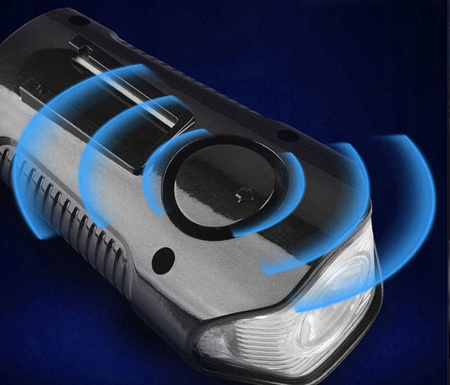 LAMPKA ROWEROWA LED LICZNIK KM+TYŁ PRĘDKOŚCIOMIERZ